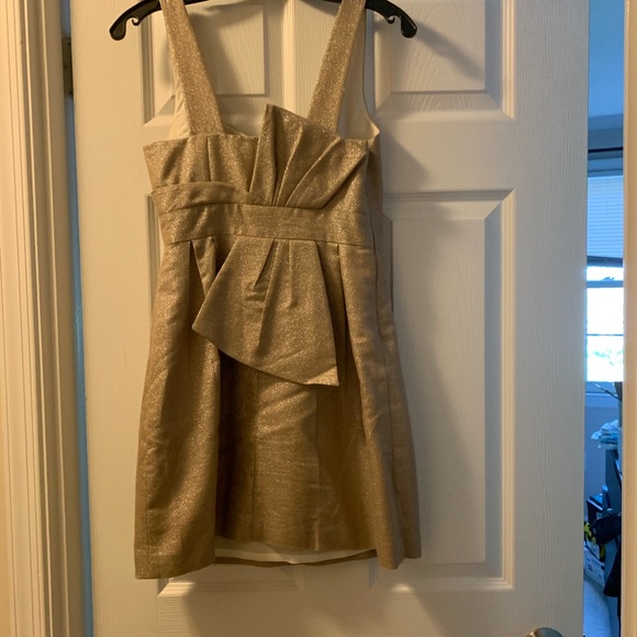 Gold sparkly Aqua Dress - size 4 - Picture 4 of 4